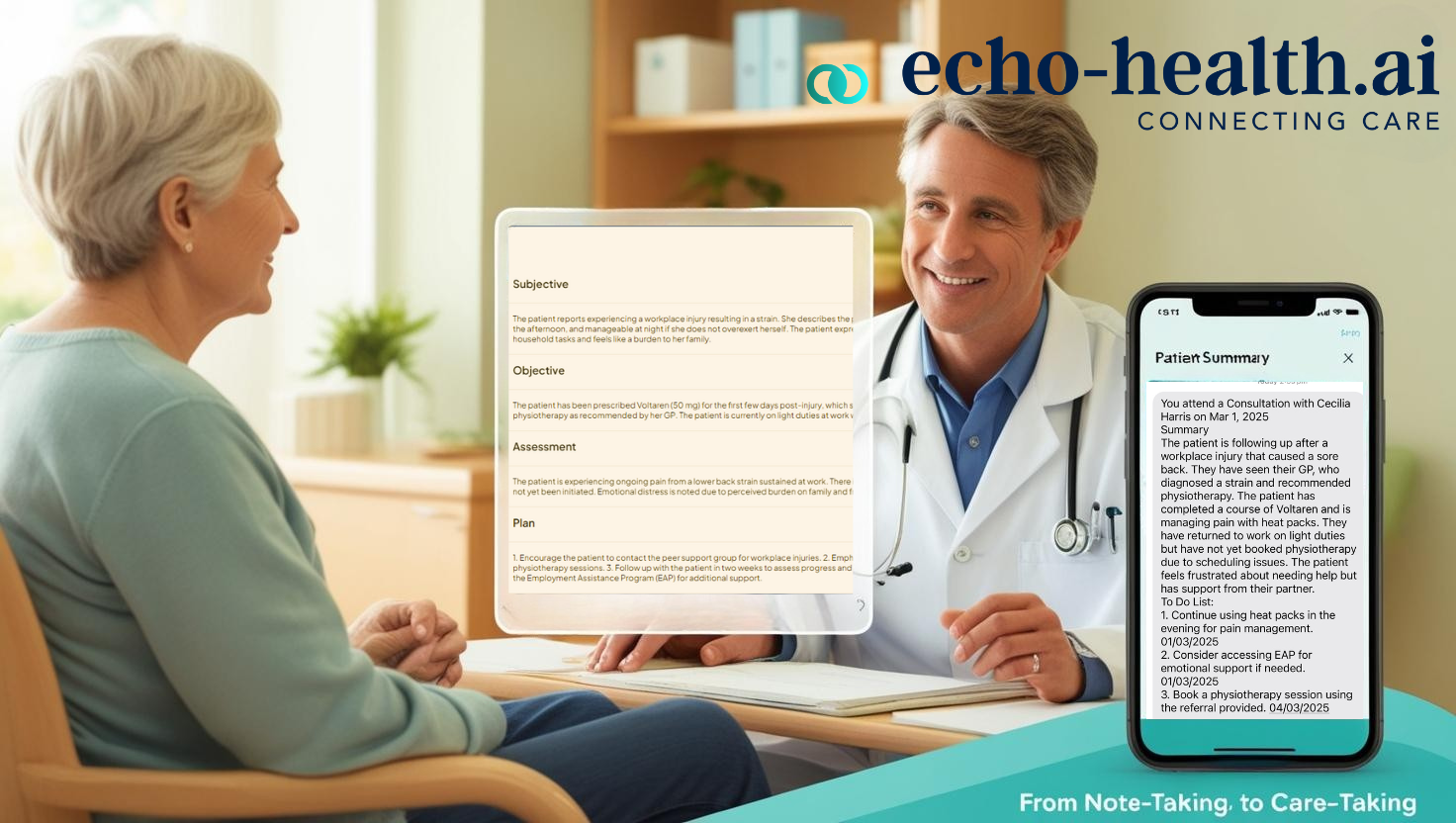 From Note Taking to Connected Care