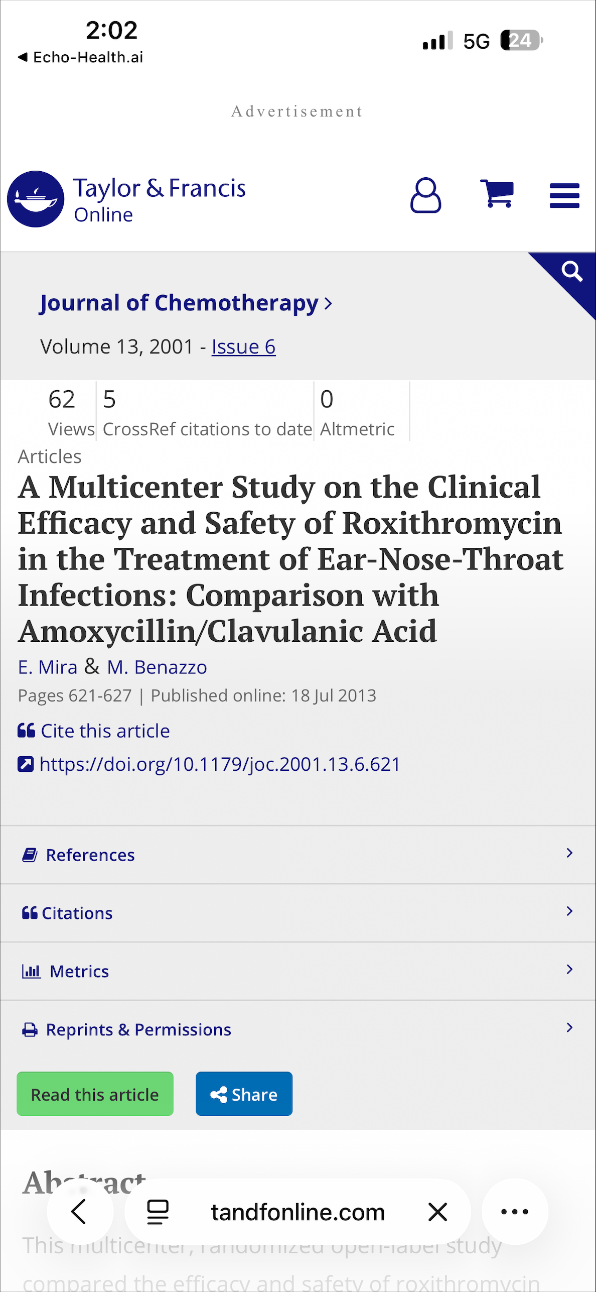 Literature references